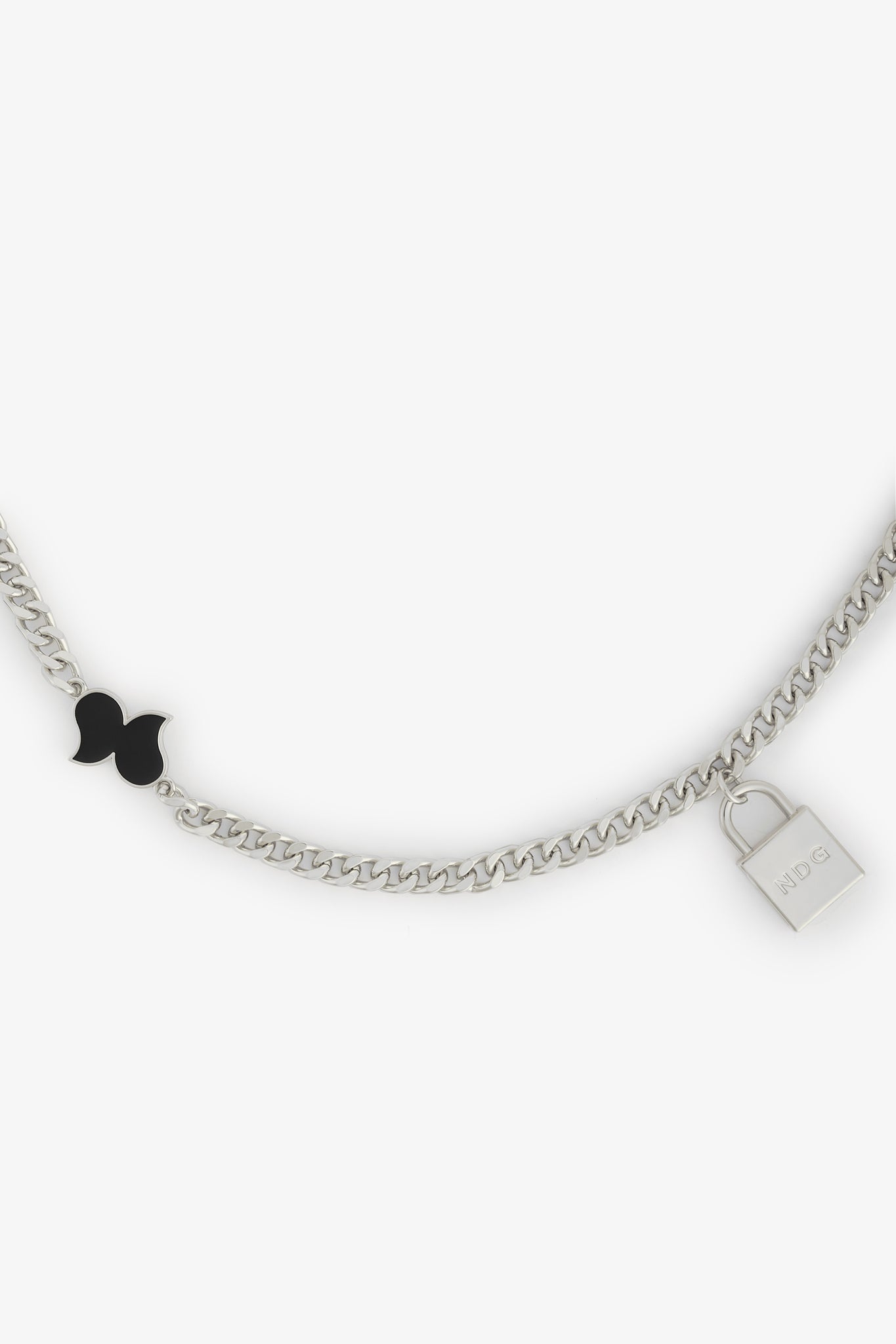 Padlock Chain Silver