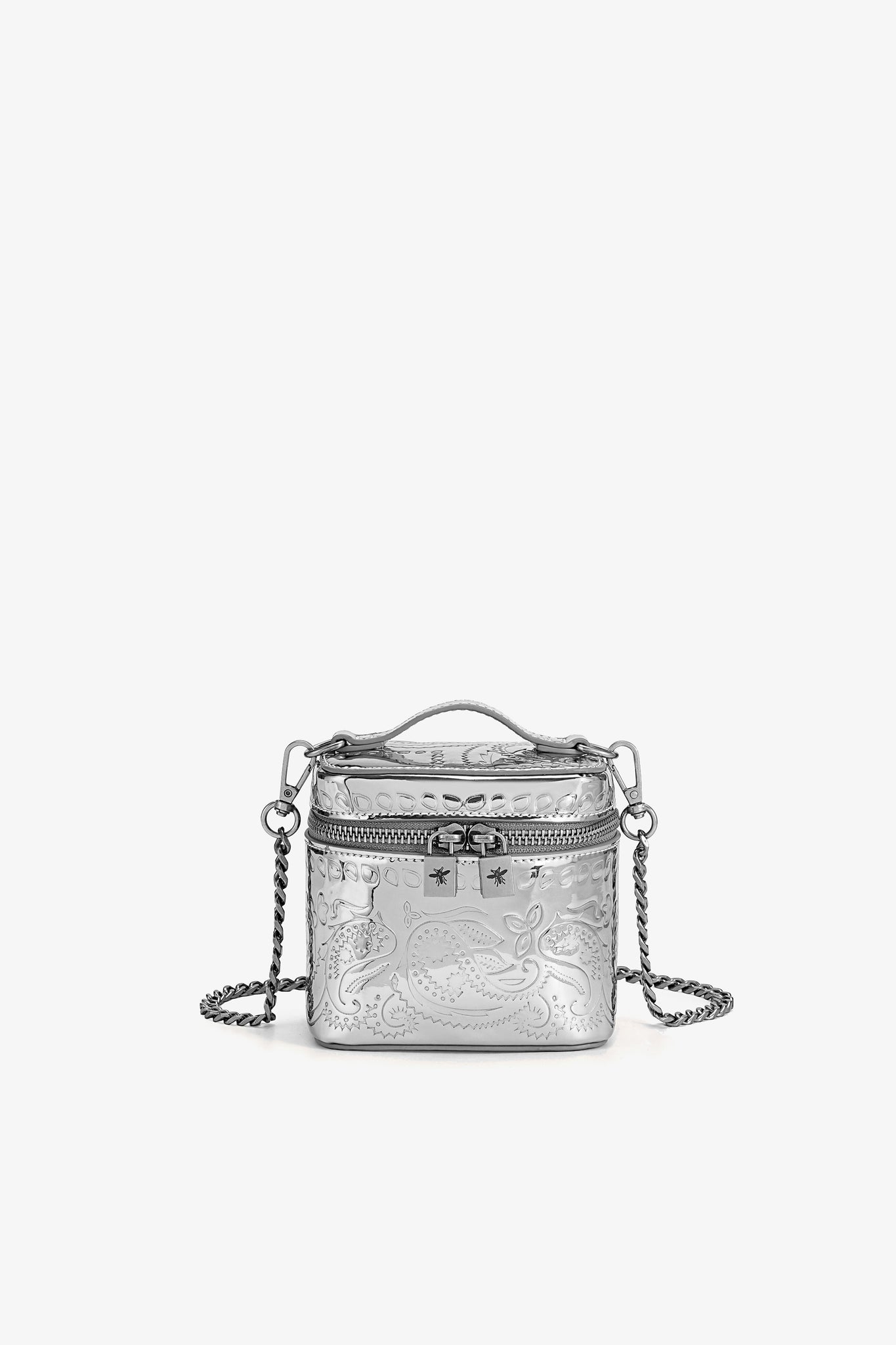 Le Vanity 100MM Silver Paisley – NDG PARIS USA