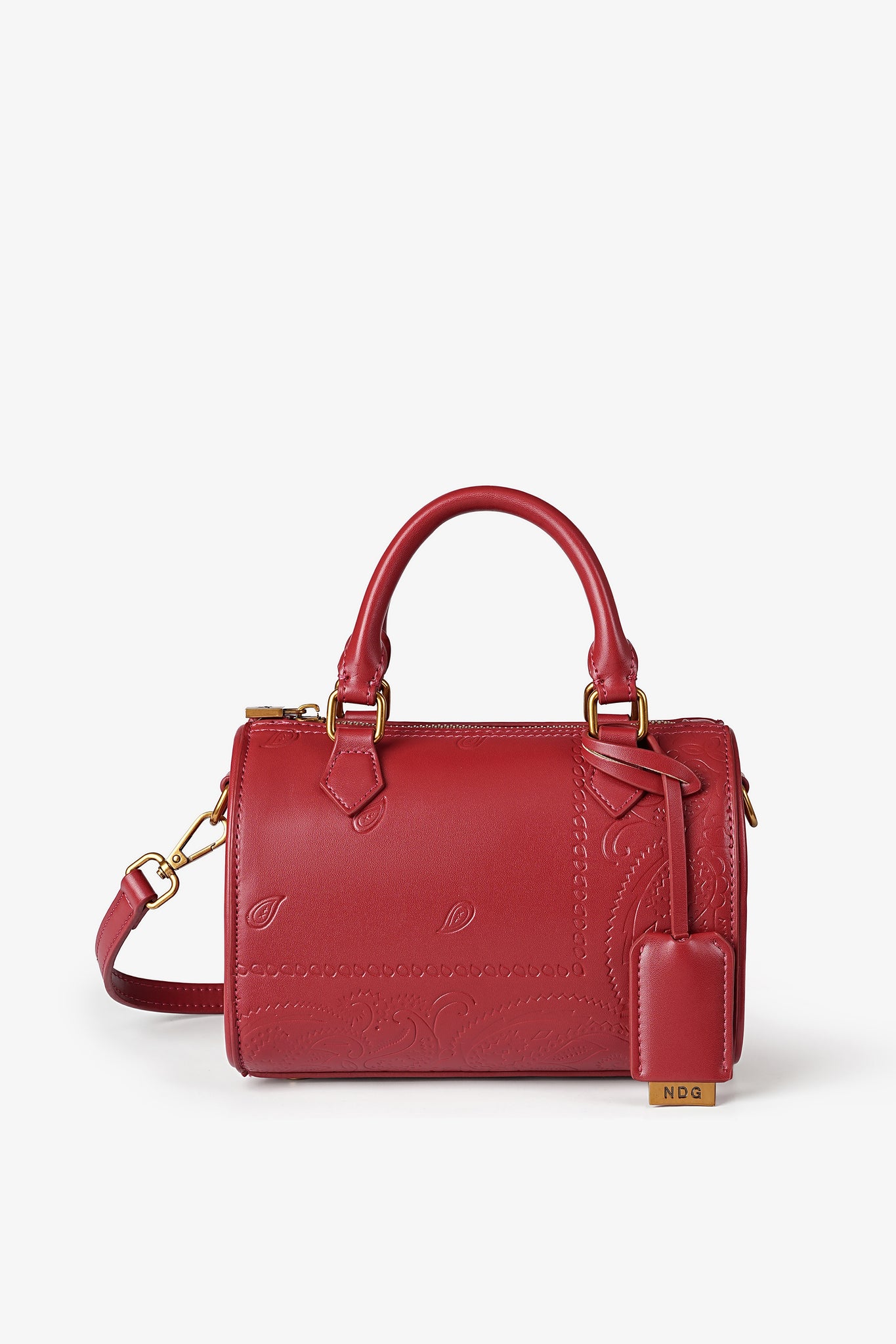 Mini Daily Red Wine Paisley