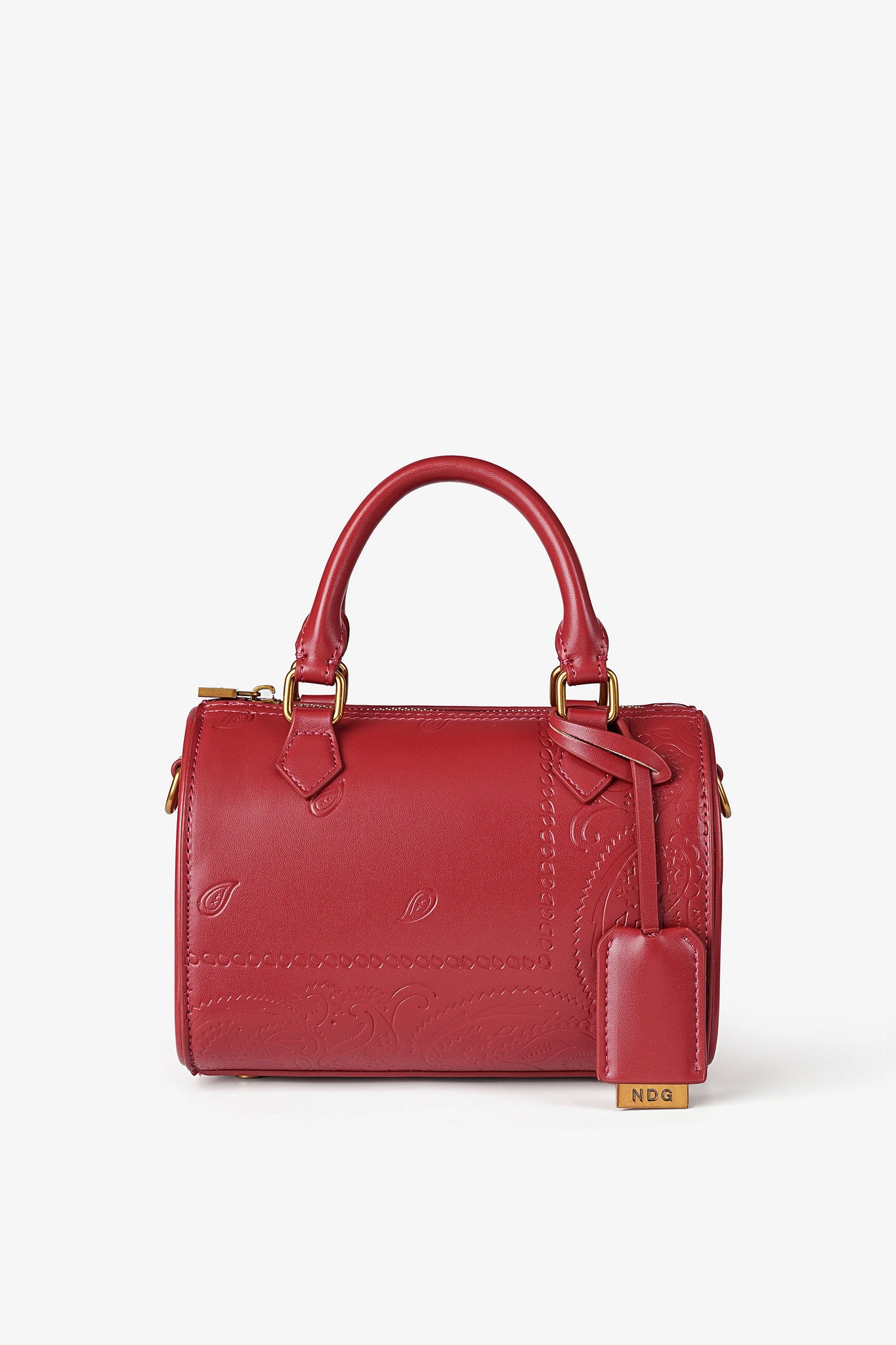 Mini Daily Red Wine Paisley