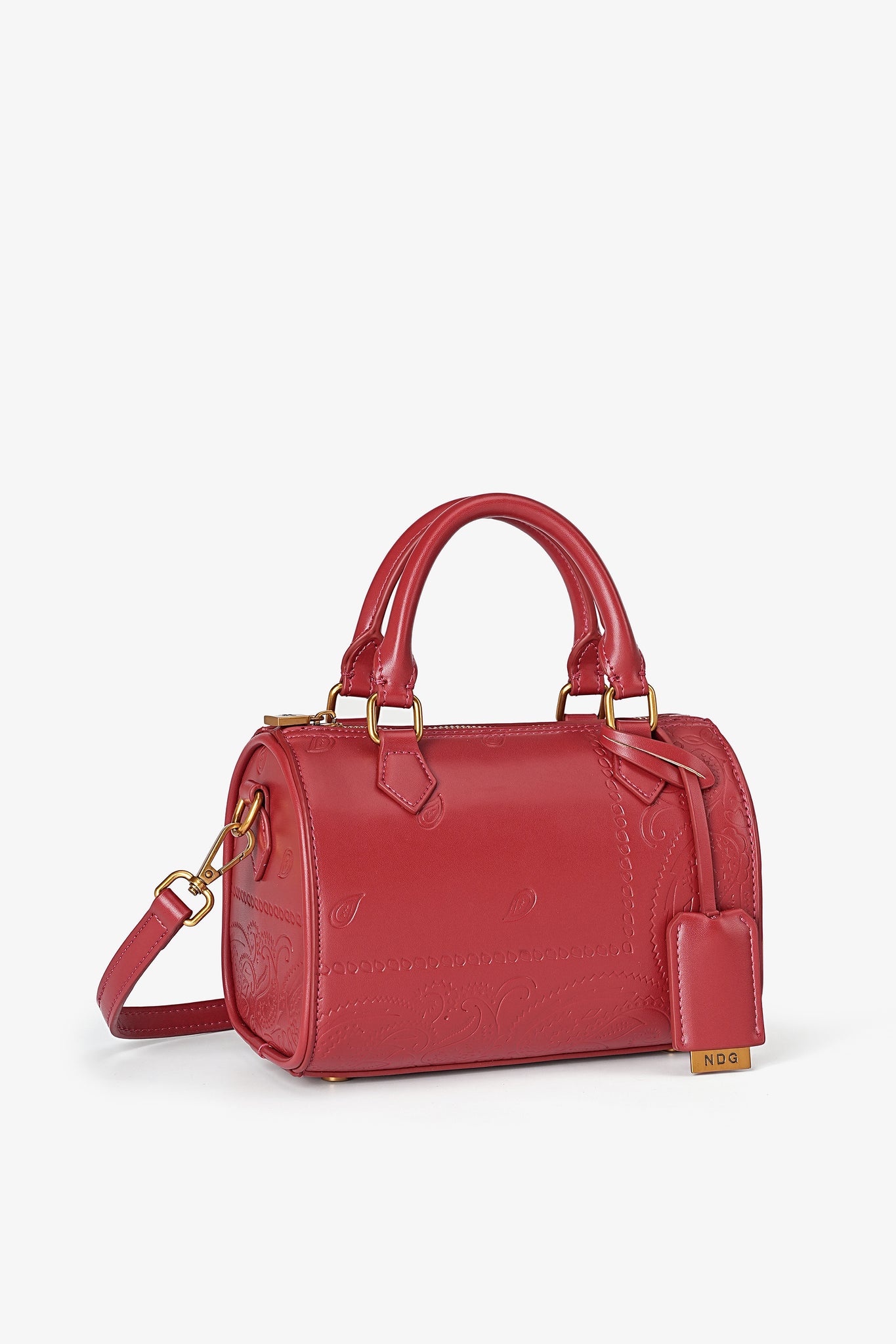 Mini Daily Red Wine Paisley