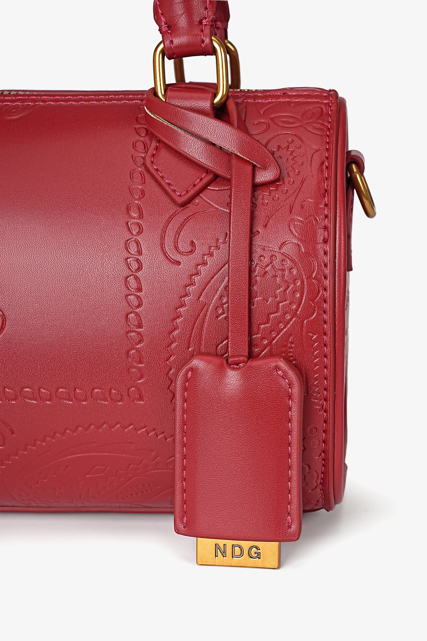 Mini Daily Red Wine Paisley