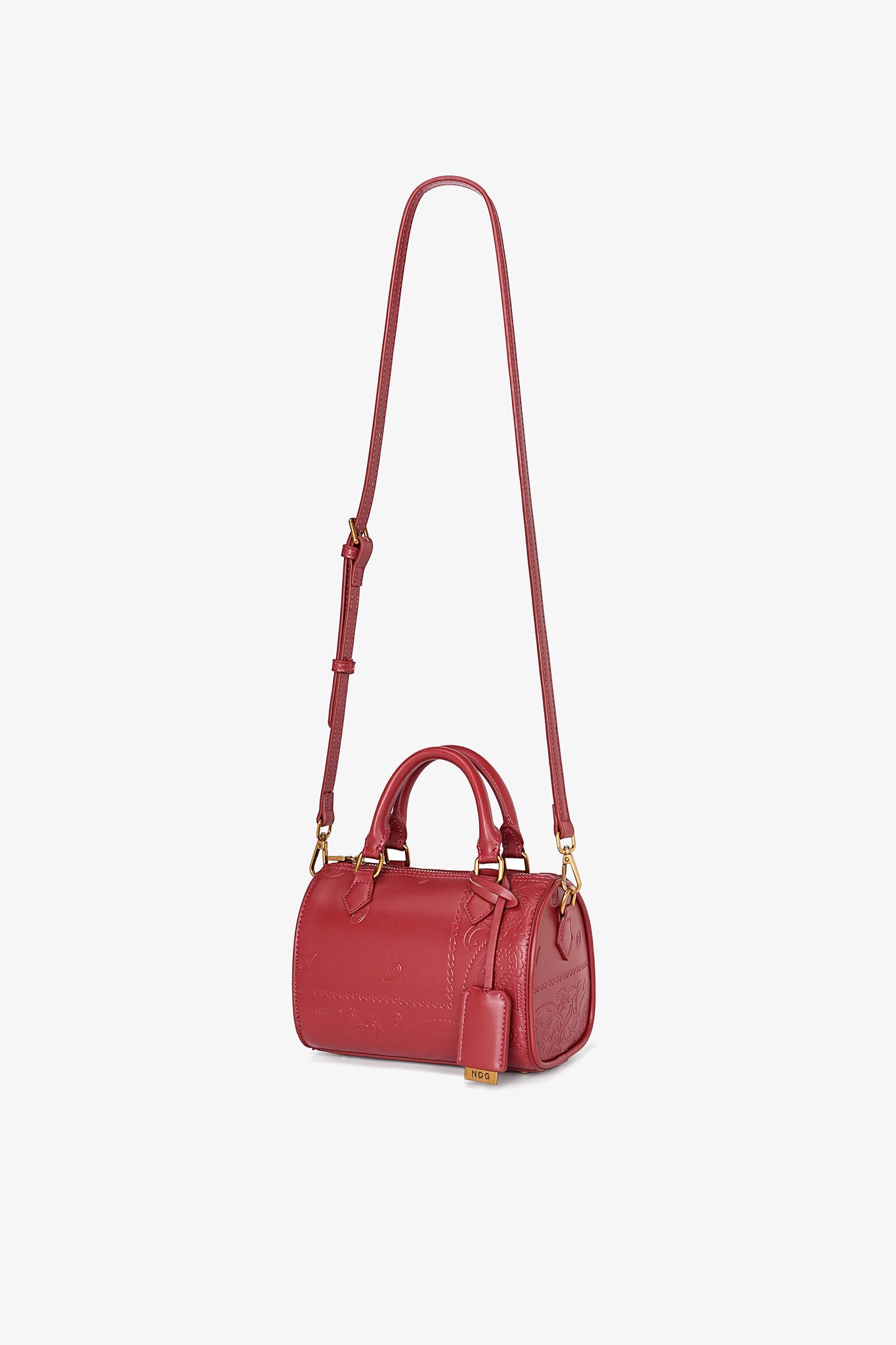 Mini Daily Red Wine Paisley