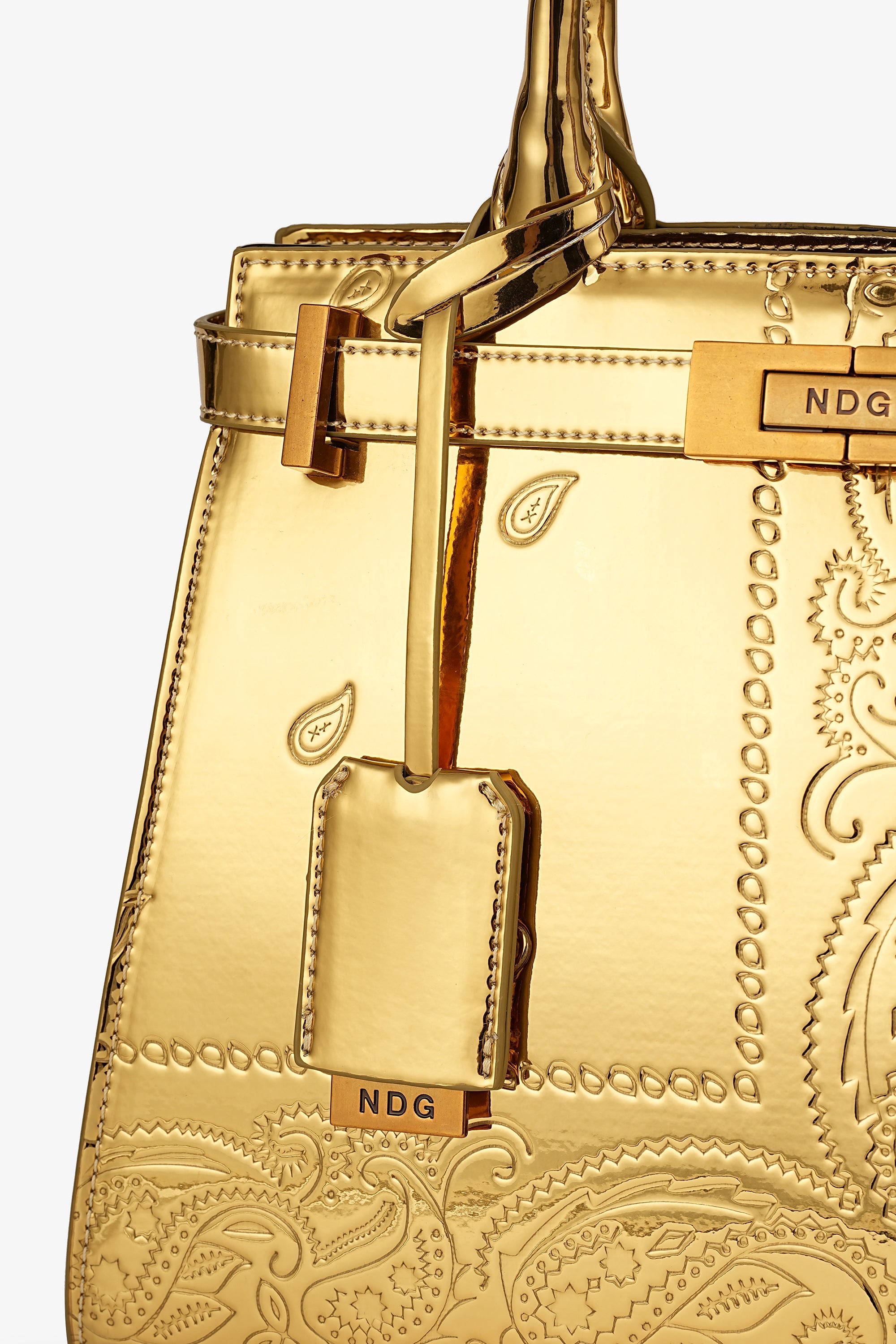 250MM Gold Paisley – NDG PARIS USA