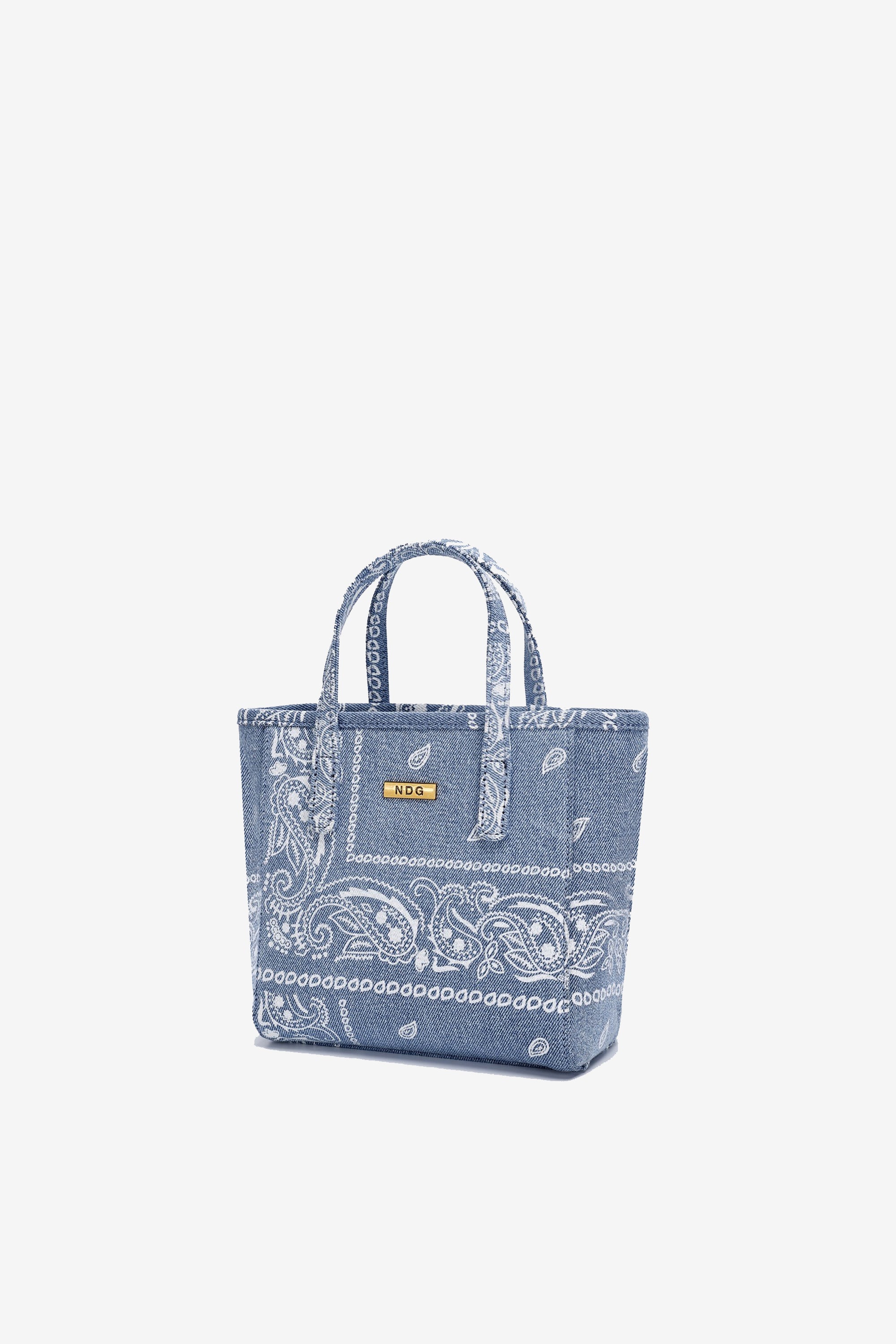[ JEANS] Flag Mini Tote Bag ★人気★ Mini Tote Denim Bandana – NDG PARIS USA